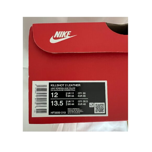 Nike Killshot 2-Light Bone/Sail- Gum Yellow [US12/UK11] - Picture 7 of 7